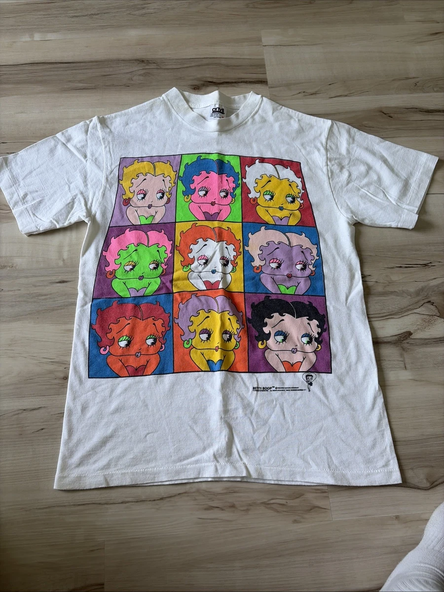 Preços baixos em Camisa da Betty Boop em Camisetas Vintage
