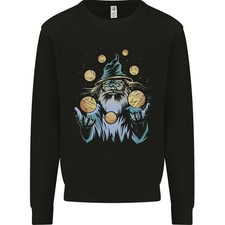 AWDis Kids Sweatshirt Schwarz Rundhalsausschn...