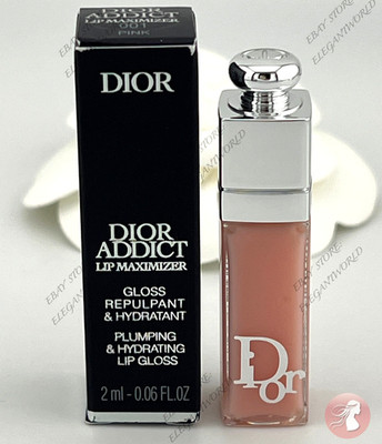 Dior Addict Lip Maximizer #001 Pink 2ml/0.06fl oz Sample Mini Travel Size NEW