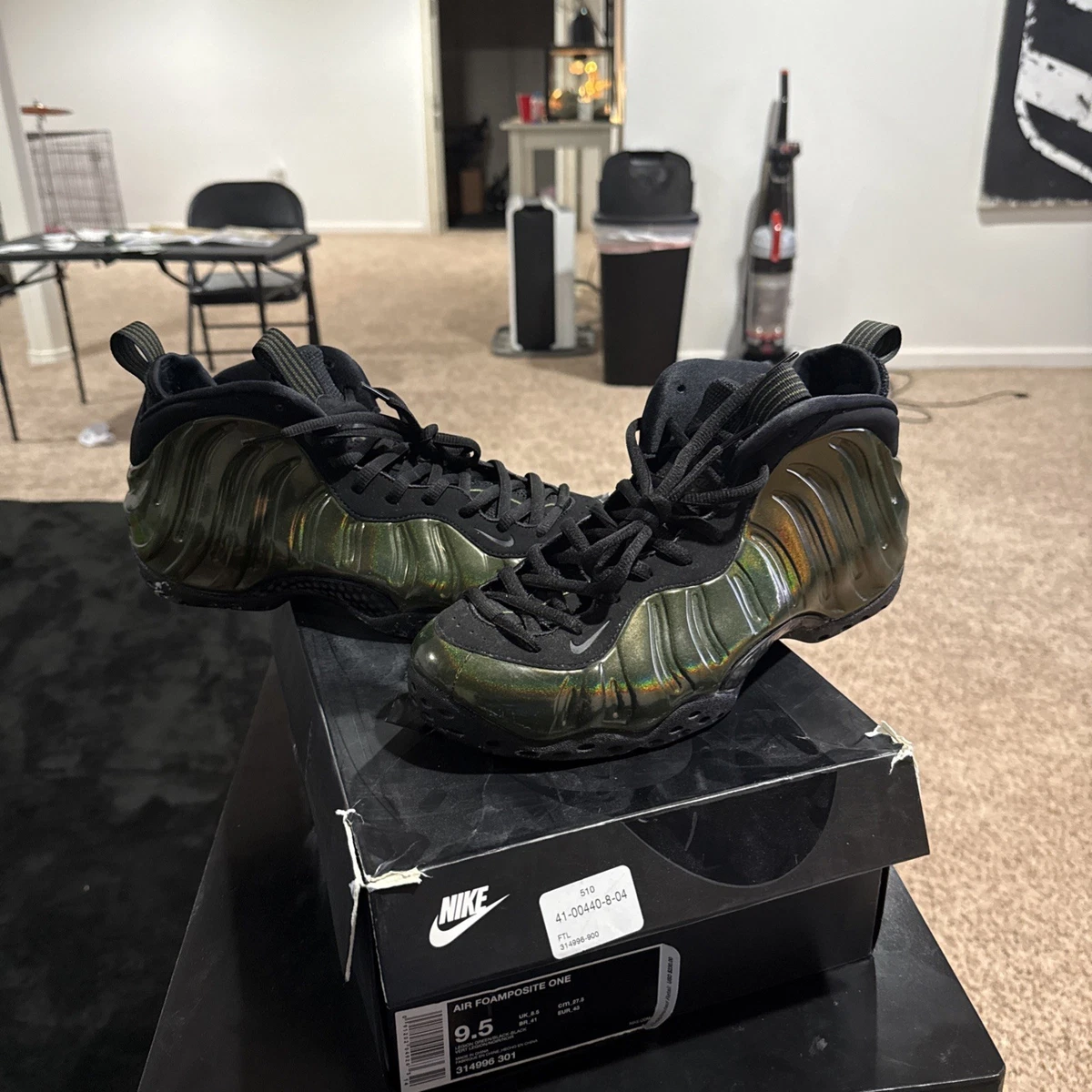 Nike Air Foamposite One Legion Green | eBay display picture 2
