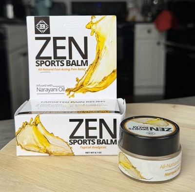ZEN Sports Balm with Narayani Oil Relieves Joint Muscle Pain Cramps Backache NEW