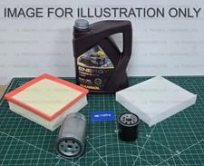 KIT DE SERVICIO PARA SEAT ATECA 2.0 TDi 2016-2025 cabina de aire filtros de aceite combustible + aceite 5l