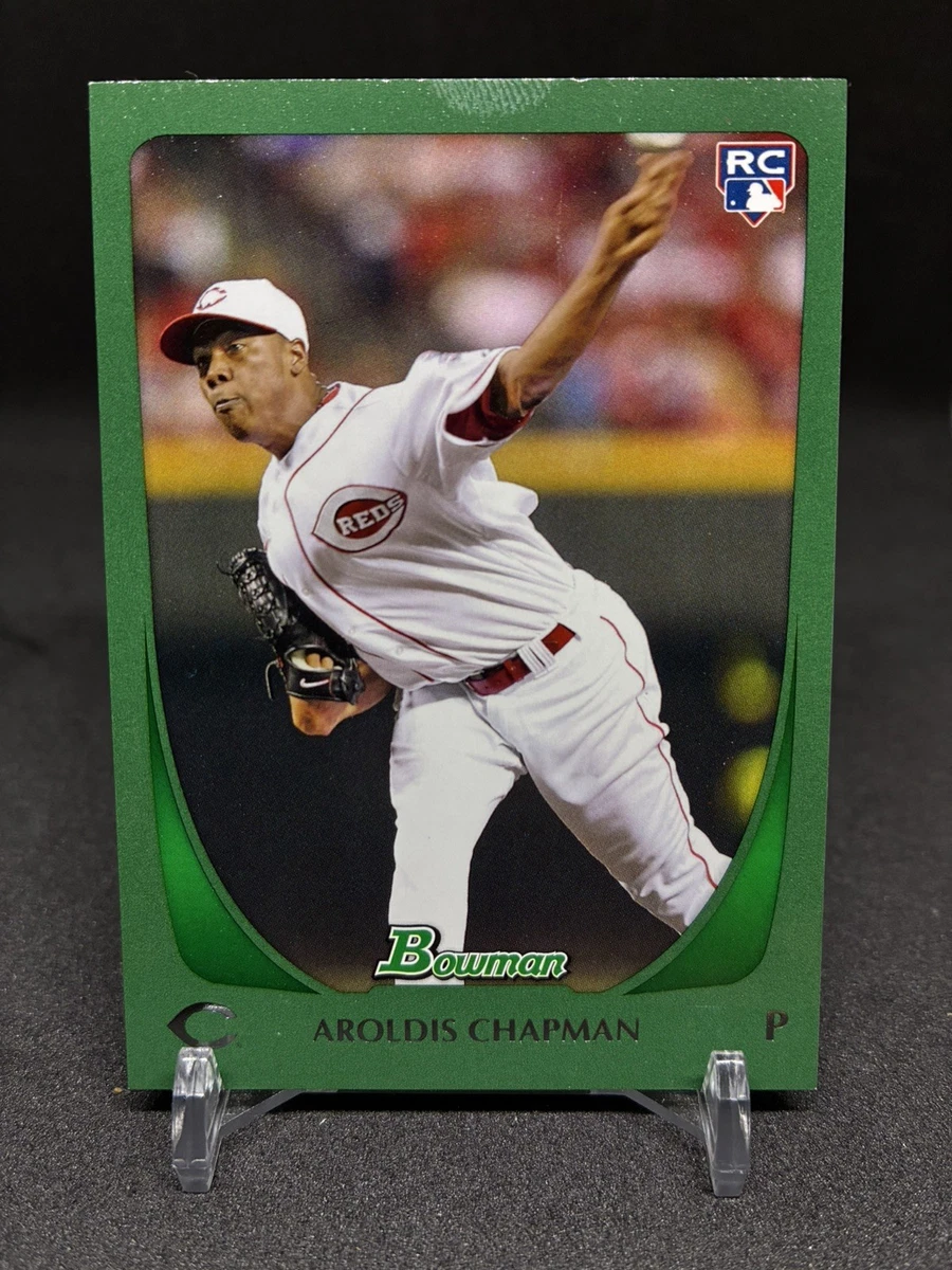 Aroldis Chapman Baseball Serial Numbered Sports Trading Cards