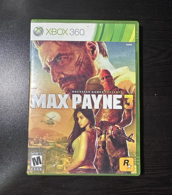 Max Payne 3 Microsoft Xbox 360 Rockstar Games M Rated NTSC-U/C CIB