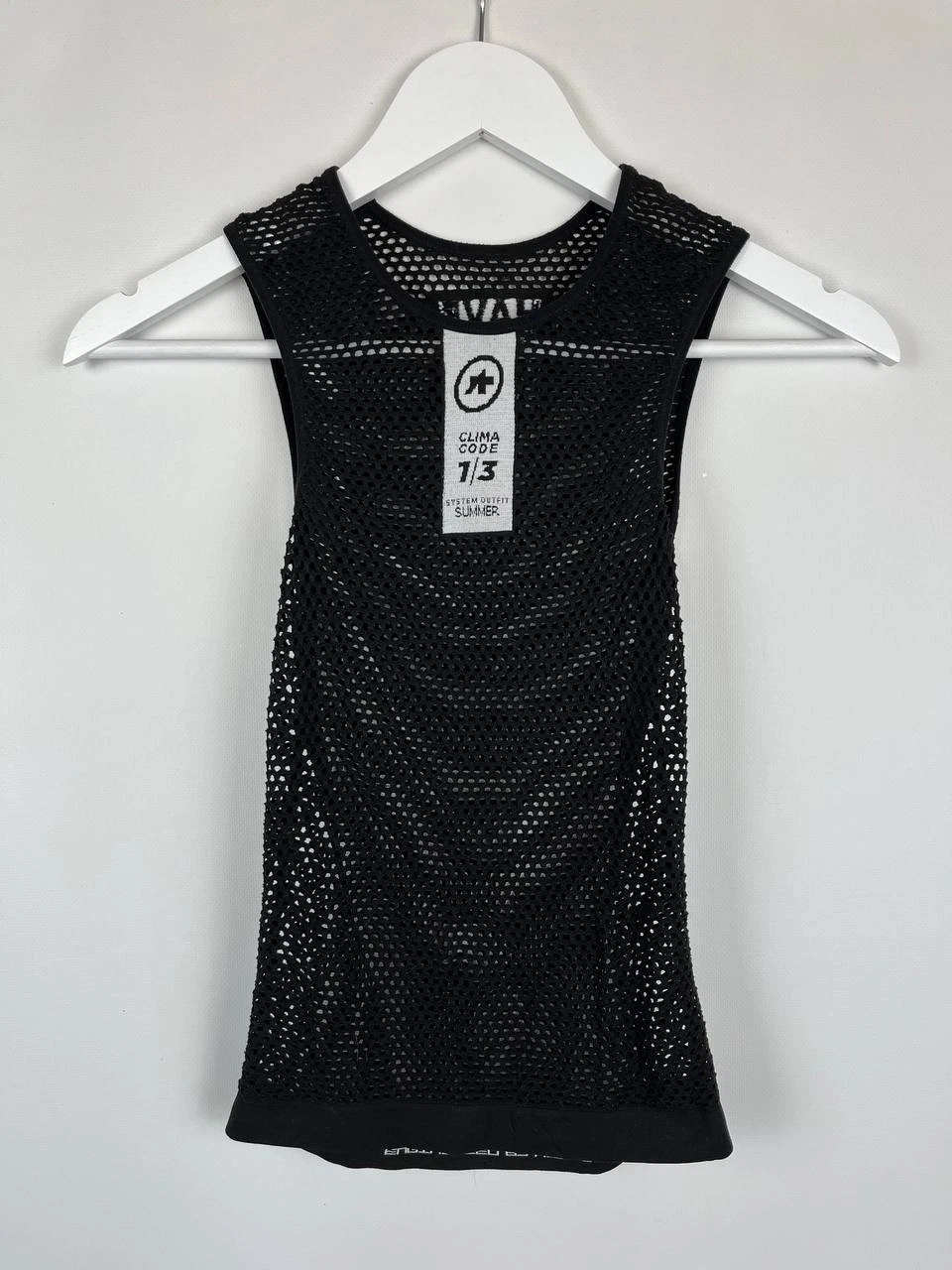 Assos Skinfoil Summer Mesh Base Layer Sleeveless Size 0 XXS XS Made in Italy