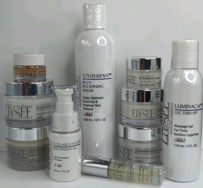 ELYSEE Skin Care Lot Of 10 - Creams, Gels & Serum Mixed Lot - New / Sealed