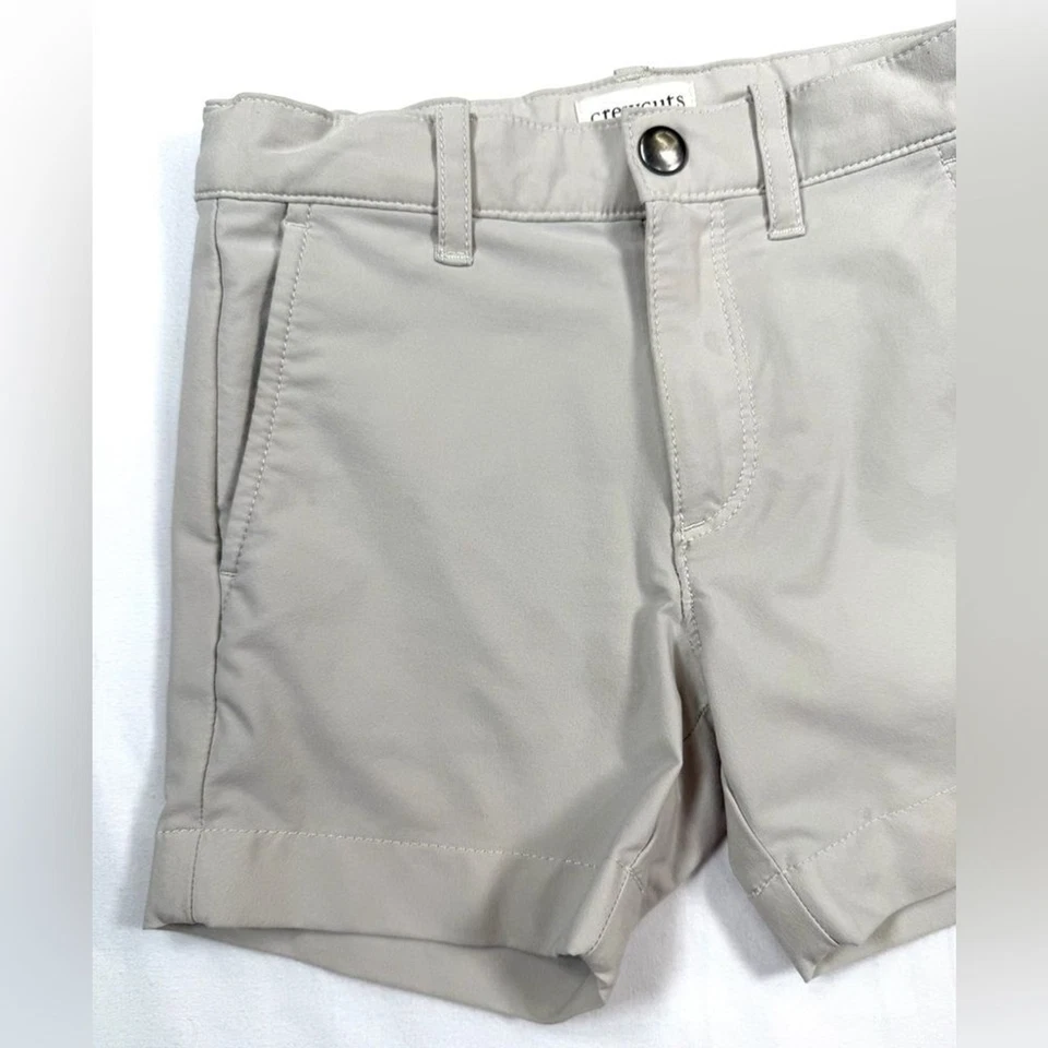 Pantalones Cortos Chinos CREWCUTS ACTIVE Niños Pequeños Beige Performance Wear Deportivos Talla 2 Foto 3 de 4
