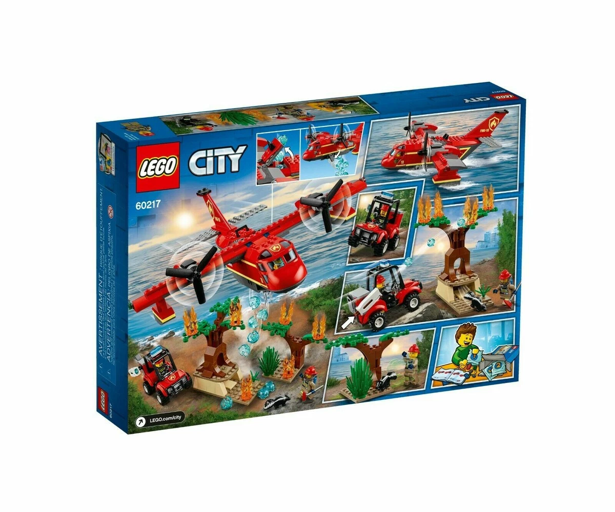 Lego City Town 60217 FIRE PLANE Water Cannon Firefighting Rescue