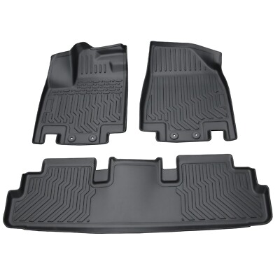 Floor Mats Liner Carpets For 2022-2025 Nissan Pathfinder TPE Rubber All Weather