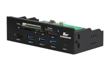 Kingwin 3XUSB3.0/1XUSB3.1 HUB 1XeSATA PORT, CARD READER  , KW525-3U3CR