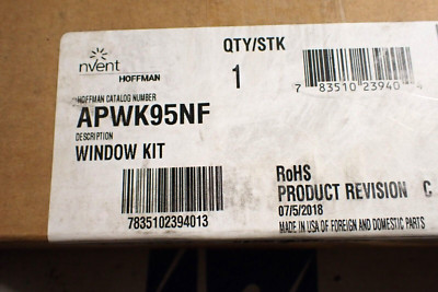 Hoffman APWK95NF Grey Steel Enclosure Window Kit For Type 4 And 12 22269011