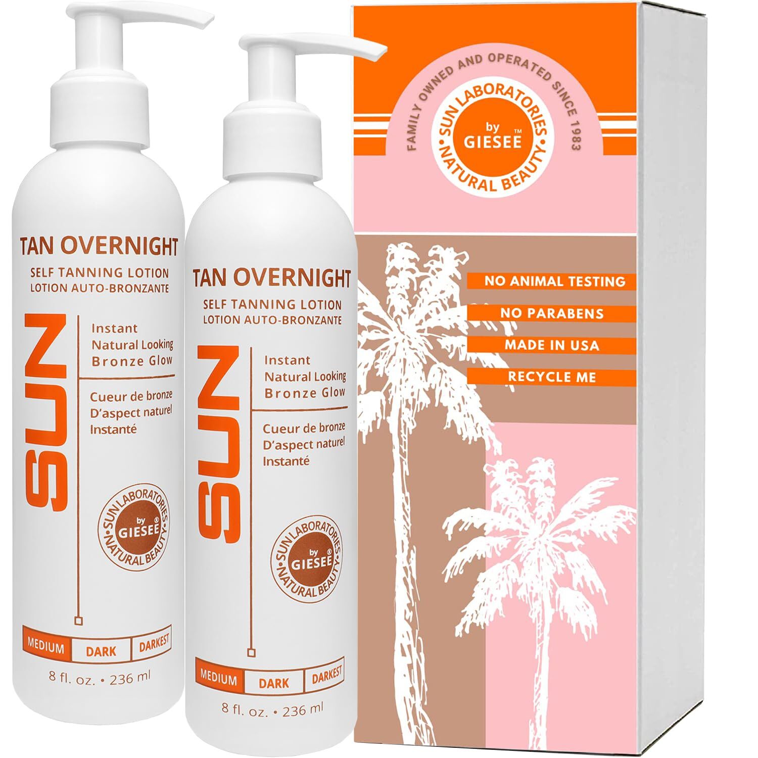 Sun Laboratories Tan Overnight Self-tanning Body Lotion Y Lo
