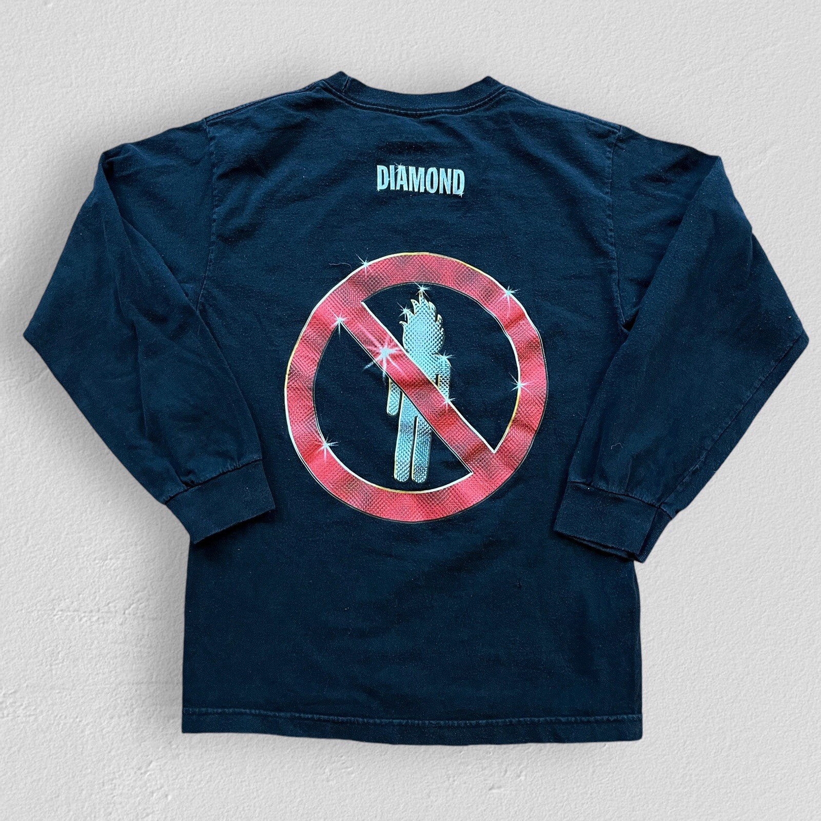 Diamond Supply Co. x Travis Scott Black Crewneck Longsleeve Small Pre Owned