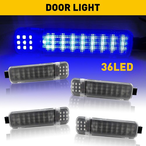 4PCS LED Door Courtesy Lights For Chevy Silverado Suburban Tahoe Sierra Yukon - Foto 15 di 22