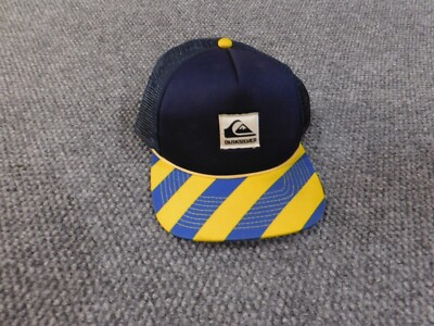 quiksilver hat cap blue snapback mesh rope one size mens surf beach sand