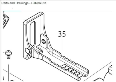 mi様 MAKITA 161809-6 SHOE FOR Brushless Reciprocating Saw DJR360 DJR187