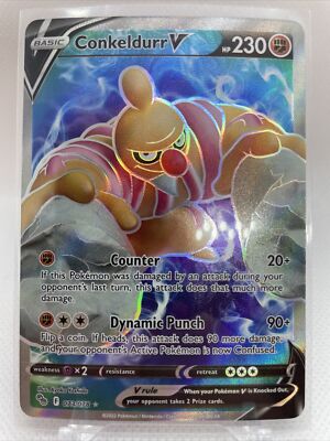 conkeldurr v pokemon card value Pokémon TCG: Conkeldurr V (Pokémon GO 074/078)