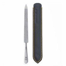 GERMANIKURE Sapphire Nail File Medium/Fine Grit in Suede, Solingen Made, Germany