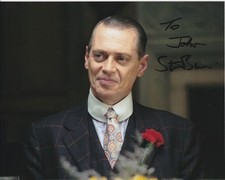 STEVE BUSCEMI Signed 8x10 BROADWALK EMPIRE NUCKY THOMPSON Photo - To John
