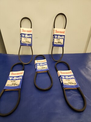 LOT OF 5  THERMOID 3L290 REPLACEMENT V-BELLS. FAST SHIPPING! 