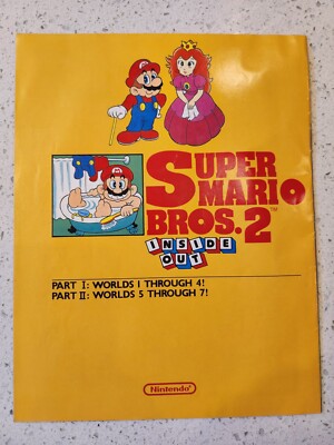 1989 Nintendo Power Magazine Super Mario Bros. 2: Inside Out (I