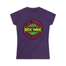 Mr. Zogs Sex Wax Large Neon Logo Premium T-Shirt Outlaw Surf Womens
