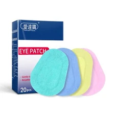 20pcs Adhesive Eye Patches for Adults Colorful Breathable Eye Patch for Teens