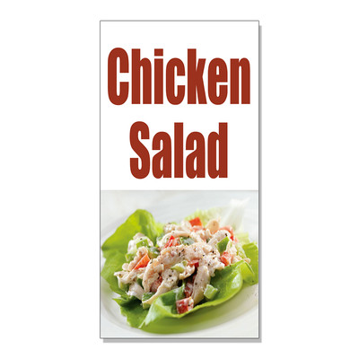 CHICKEN SALAD Food Fair Restaurant Cafe Market  DECAL STICKER Retail Store Sign