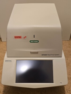 BIO-RAD CFX384 C1000 PCR MFG 2021-03 NUR 99 Stunden benutzt KOSTENLOSER VERSAND
