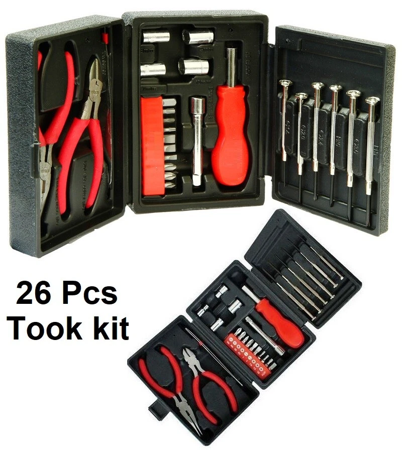 25 PIECE MINI TOOL KIT ELECTRIC TOOL KIT WITH BOX 26 PC MINI TOOL SET