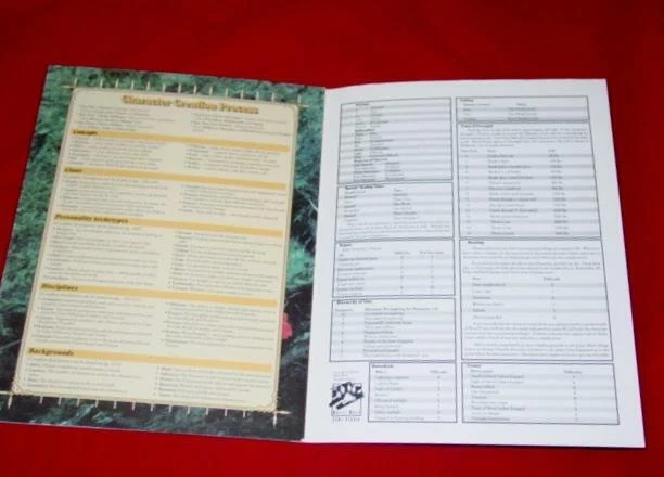 White Wolf Games Studio - Pantalla VAMPIRE Storytellers - 2ª Edición 1993 RPG Foto 3 de 3