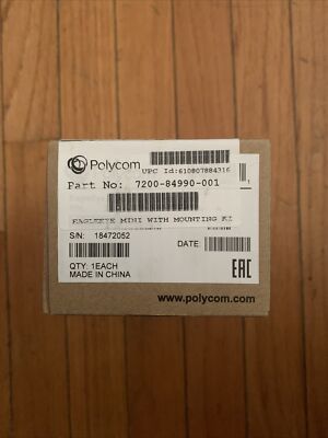 NEW PolyCom 7200-84990-001 Eagle Eye Mini USB HD Conference Camera w/ Mount