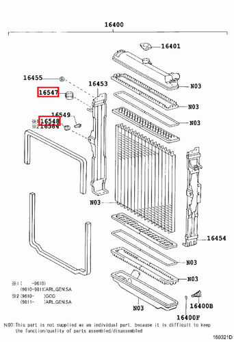 Genuine LandCruiser 75 Series PZJ HJ FJ Lower Radiator Mount Bush Rubber x2 - Picture 9 of 20