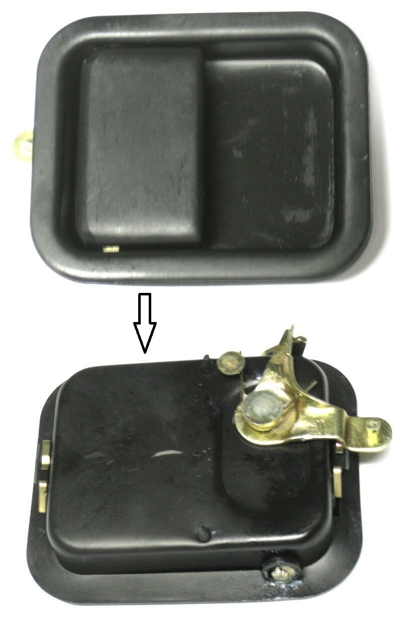 Poignée de porte externe avant droite Jeep Wrangler 1987-1995 idéale pour la rénovation vintage