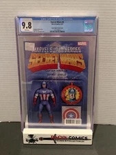 Secret Wars # 4 CGC 9.8 Action Figure Variant Captain America 2015 [GC16]