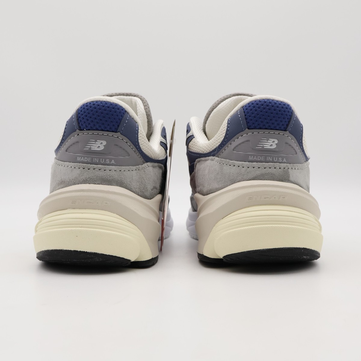 U990TC6 New Balance 990V6 Gray Navy Light Gray Made in USA U990TC6 New Balance 990V6 Gray Navy Light Gray Made in USA