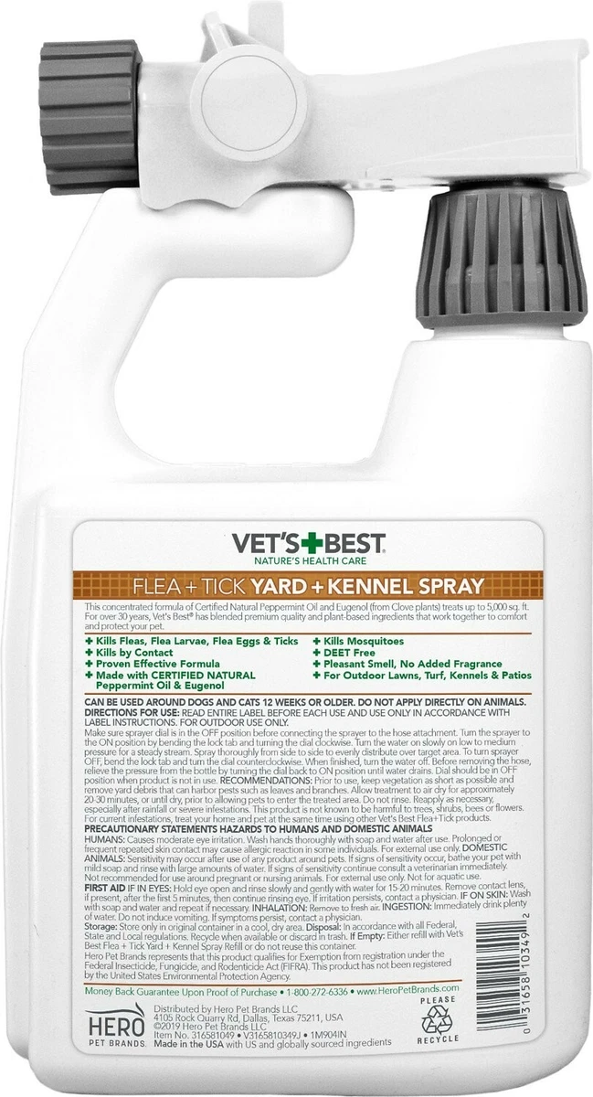 Vet's best yard top and kennel spray