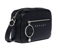 Replay Crossbody Bag UmhäNgetasche Schultertasche Tasche Black Schwarz Neu