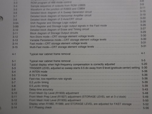 Tektronix 466 Storage Oscilloscope 070-4796-00 First Print: Mar 1984 - Picture 16 of 24