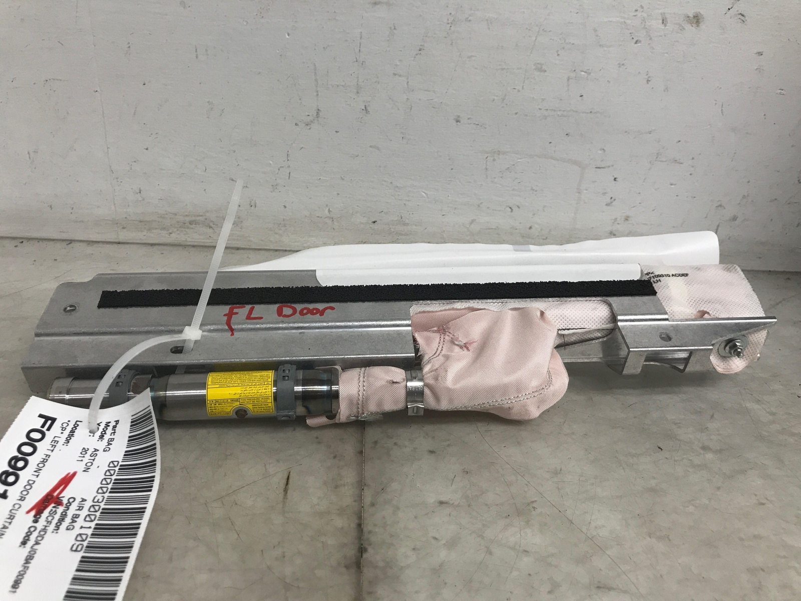 2011 ASTON MARTIN RAPIDE LEFT FRONT DOOR CURTAIN AIRBAG AD43-B14K158-AE OEM