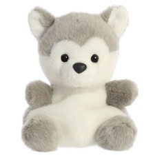 Aurora World Plush - Palm Pals - BUSKY HUSKY 5 inch - New Stuffed Animal Toy