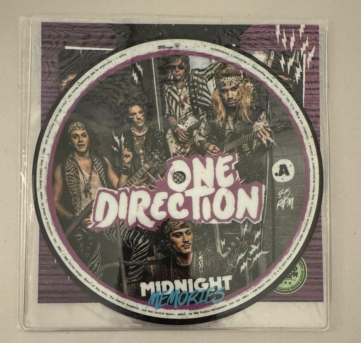 洋楽 One Direction Midnight Memories Pic 7\" One Direction - Midnight Memories (7