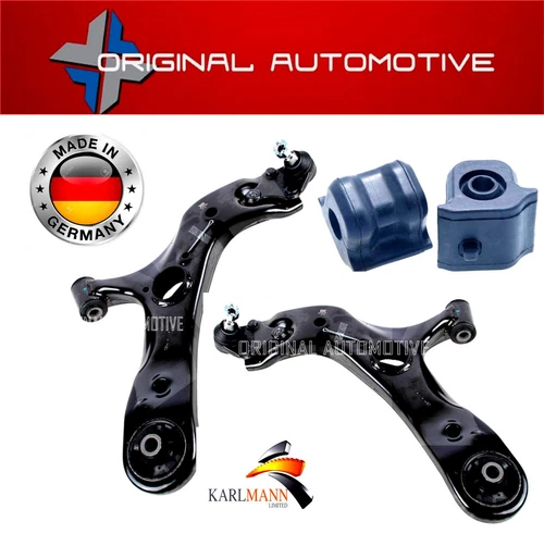 for TOYOTA AURIS 2006-2018 FRONT L/R WISHBONE ARMS & ANTI ROLL D BUSHES KIT