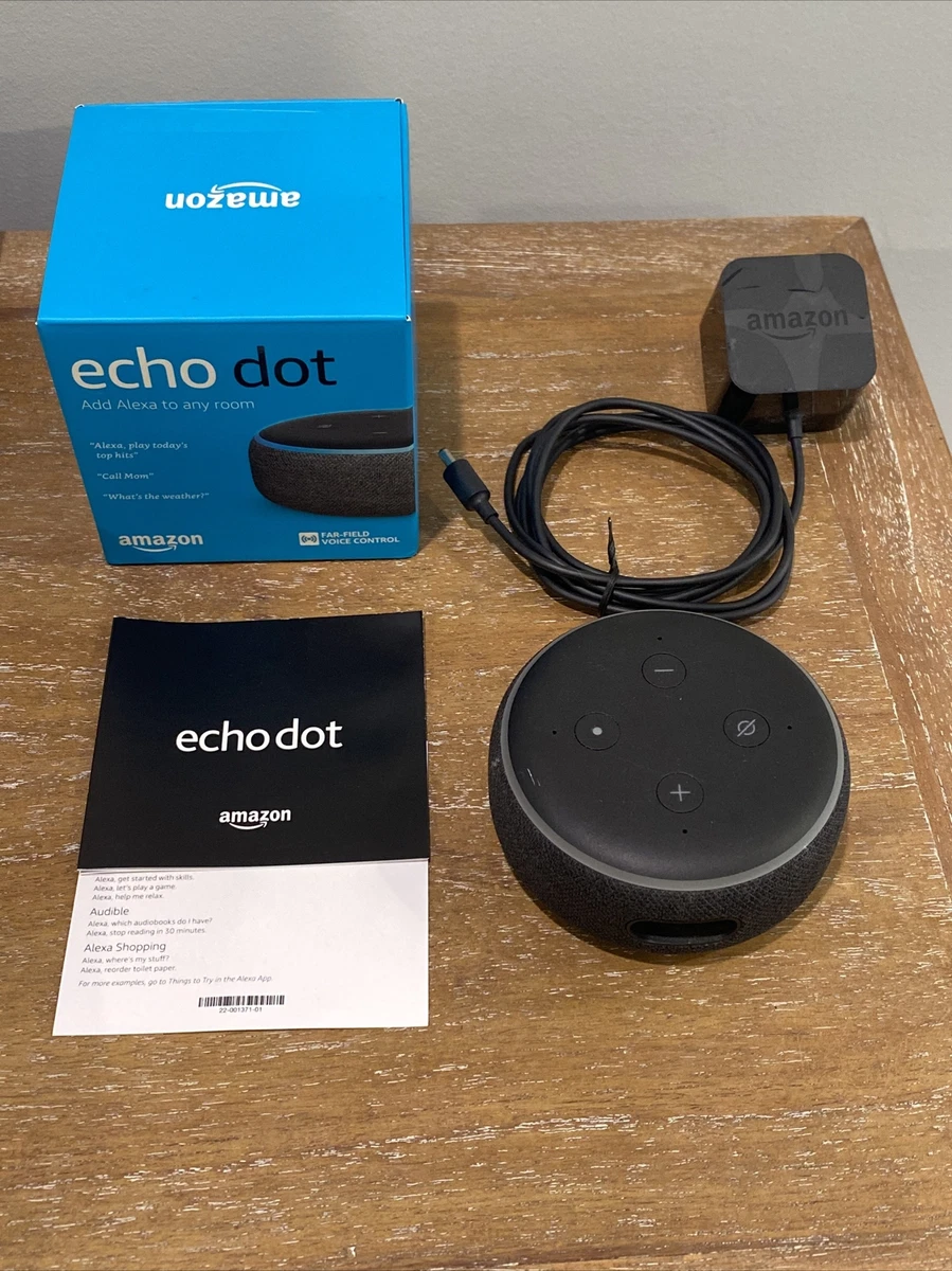 ECHO DOT  3RA GENERACION BLACK