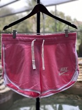 Nike Sportswear “Gym Vintage” Jersey Shorts Pink Glaze / Sail Women’s XL NWT