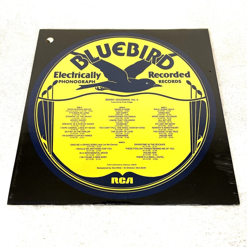 Benny Goodman "The Complete...Vol. II 2 1935-1936" 1975 Jazz, 2-LP's, SEALED! - Image 2 of 2