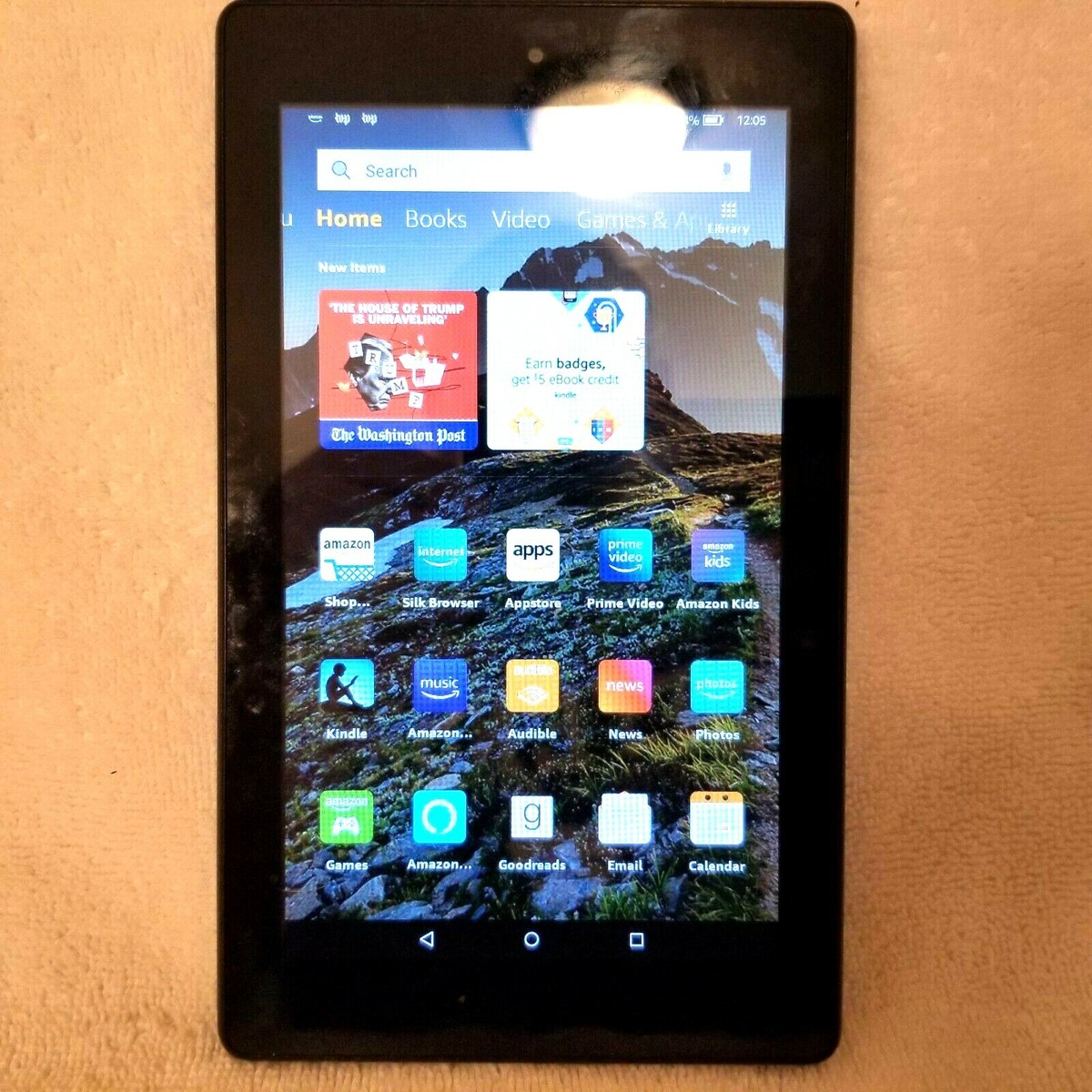 Amazon Fire 7 (7th Generation) 16GB, Wi-Fi, 7In - Black with