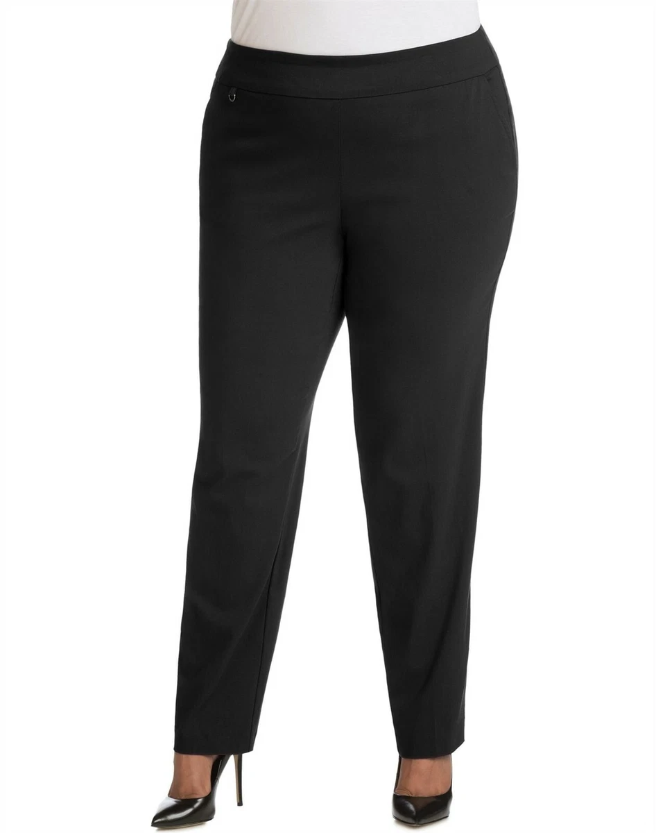 Just My Size 29304 Women's Super Stretch Tummy Control Pull-On Slim Pants  NEW!!