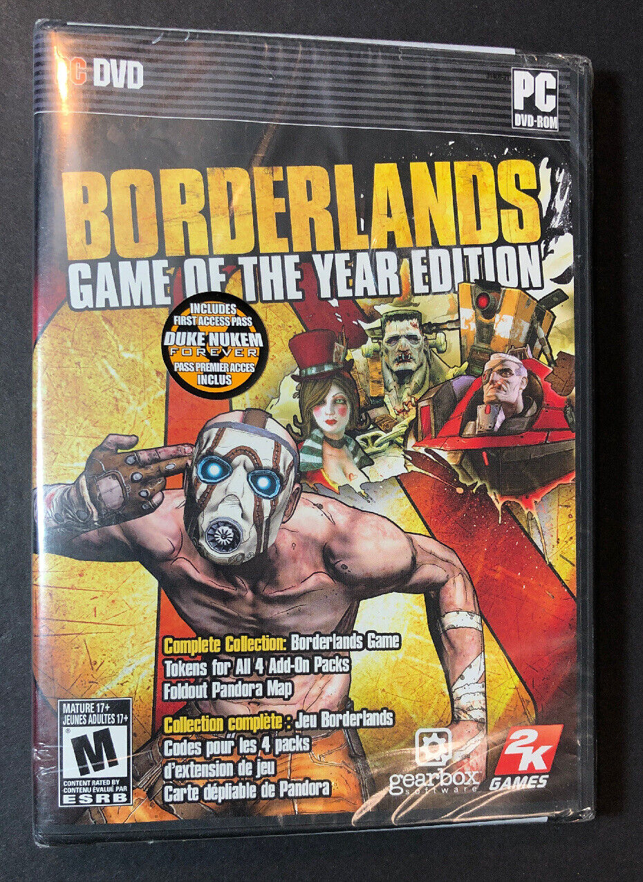 Borderlands Game Of The Year Edition Pc 10 For Sale Online Ebay