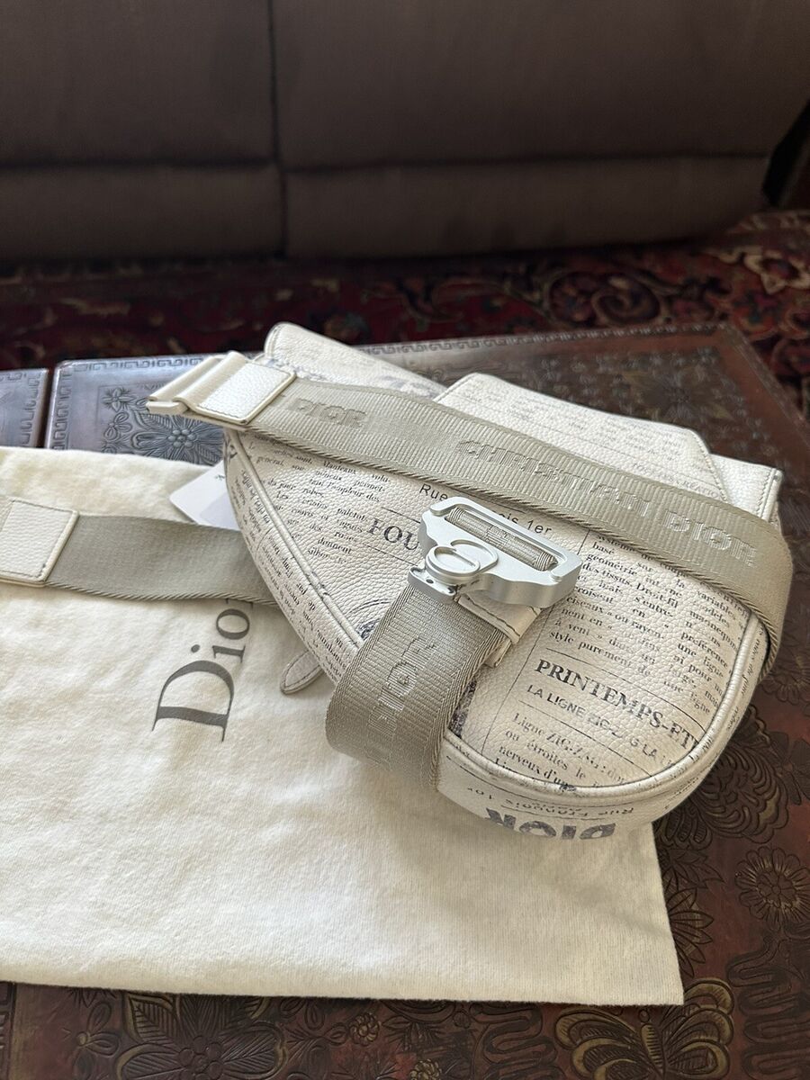 Christian Dior Saddle Bag x Daniel Arsham Collaboration Christian Dior Saddle Bag x Daniel Arsham Collaboration